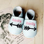 Alice In Wonderland Adventure Quote Baby Shoes, thumbnail 2 of 6