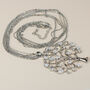 Large Sparkly Tree Pendant Necklace, thumbnail 3 of 5