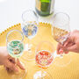 Set Of Four Terrazzo Style Champagne Flutes, thumbnail 6 of 7
