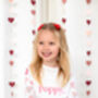 Valentines Embroidered Personalised Love Heart Pyjamas, thumbnail 1 of 4