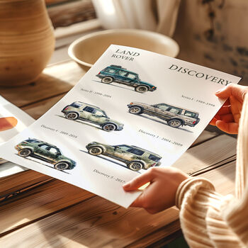 Land Rover Discovery Wall Print Gift, 2 of 5