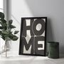 Home Print | Typography Wall Art, thumbnail 3 of 4