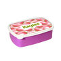 Personalised Kid's Patterned Pink Lunch, thumbnail 1 of 3