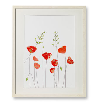 Poppies And Grass Art Print, 2 of 2