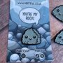 Small Rock, 'You're My Rock' Enamel Pin, thumbnail 2 of 6