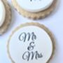 Personalised Wedding Biscuit Favours X 100, thumbnail 1 of 3