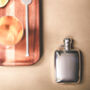 Sterling Silver Hip Flask, thumbnail 1 of 6