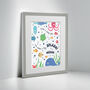 Personalised Under The Sea Children’s Nursery Framed Print, thumbnail 8 of 10