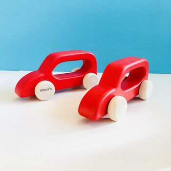 Personalised Handcrafted Red Car, 2 of 6