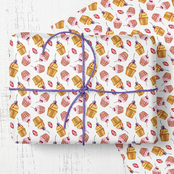 Cupcakes Wrapping Paper Roll Or Folded, 2 of 3