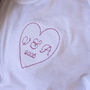 Personalised Embroidered Couples Heart Pyjamas, thumbnail 3 of 5