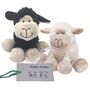 Happy Easter Day Sheep Lamb Soft Toy Set With Gift Bag, thumbnail 1 of 7