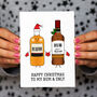 'Rum And Only' Christmas Card For Partner, thumbnail 1 of 2