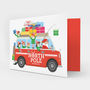 Festive Vehicle Christmas Cards Four Pack, thumbnail 2 of 3