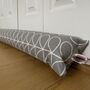 Grey Waterproof Orla Draught Excluder Cushion, thumbnail 5 of 5