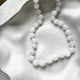 Natural Quartz Stone Beaded Necklace, thumbnail 2 of 3