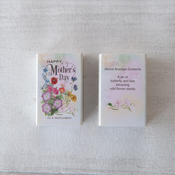 Happy Mother's Day Wild Flower Seeds In A Matchbox, 5 of 6
