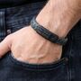 Gifts For Him Personalised Leather Bracelet, thumbnail 1 of 10