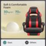 Ergonomic Racing Chair With Footrest And Lumbar Support, thumbnail 8 of 12