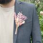 Pastel Dried Flower Buttonhole, thumbnail 3 of 5