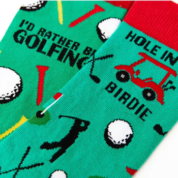 Urban Eccentric Golf Socks Gift Set, 2 of 2