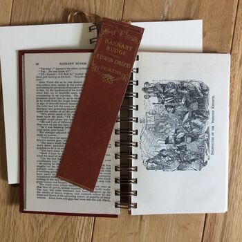 'Barnaby Rudge/Edwin Drood' Upcycled Notebook, 4 of 4