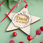 Personalised Engraved Star Decoration, thumbnail 2 of 2
