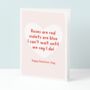 Fiancé 'Can't Wait To Say I Do' Valentines Card, thumbnail 1 of 4