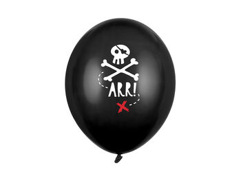 Six Pirate Party Birthday Balloons, 2 of 3