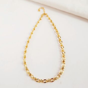Gold Plated Chain Anklet, 2 of 3