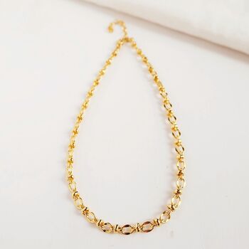 Gold Plated Chain Anklet, 2 of 4