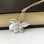 Sterling Silver Autumn Leaf Necklace, thumbnail 2 of 9