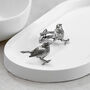 Men's Large Garden Robin Cufflinks, thumbnail 2 of 3
