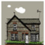 Personalised Cute House Or Cottage Illustrated Portrait, thumbnail 4 of 8