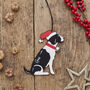 Springer Spaniel Dog Christmas Decoration Personalisation Available, thumbnail 1 of 8