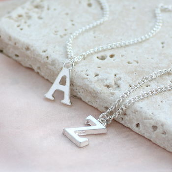 Silver Plated Alphabet Charm Necklace, 8 of 12