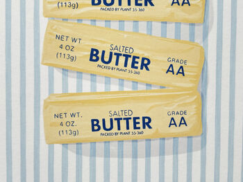 Butter Sticks Kitchen Art Print, 5 of 5