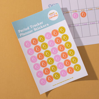Period Tracker Planner Stickers, 3 of 6