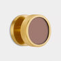 Knurled Brass Gold Mortice Door Knobs With Gloss Insert, thumbnail 3 of 7
