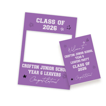 School Leavers Selfie Frame And Party Sign, 8 of 9