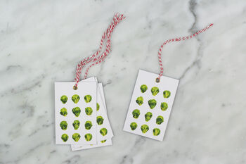 Brussels Sprout Christmas Wrapping Paper, 2 of 2
