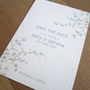 Delicate Foliage Save The Date Card, thumbnail 6 of 10