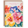 Flowers Spring Floral Pastel Nana Birthday Card, thumbnail 1 of 4