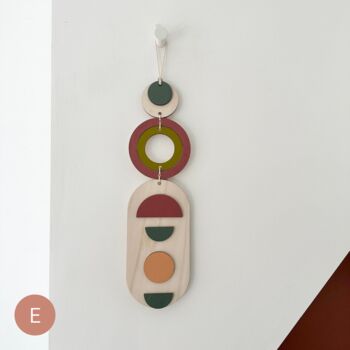 Eclectic Coloured Small Modern Style Wall Hanging, 5 of 7