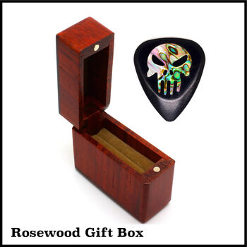 Punisher Ebony Guitar Pick In A Gift Box, 8 of 10