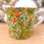 Set Of Six Palace Mugs In William Morris Golden Lily Design, thumbnail 8 of 11