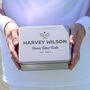 Personalised Tennis Tin With Hip Flask Gift For Him, thumbnail 7 of 8