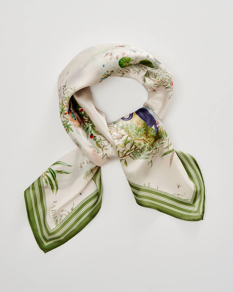 Whispering Willows Ivory Scarf By Fable England