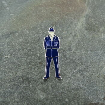 British Police Officer 'Bobby' Lapel Pin Brooch, 2 of 2