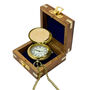 Personalised Brass Pocket Watch With Wooden Box, thumbnail 1 of 12